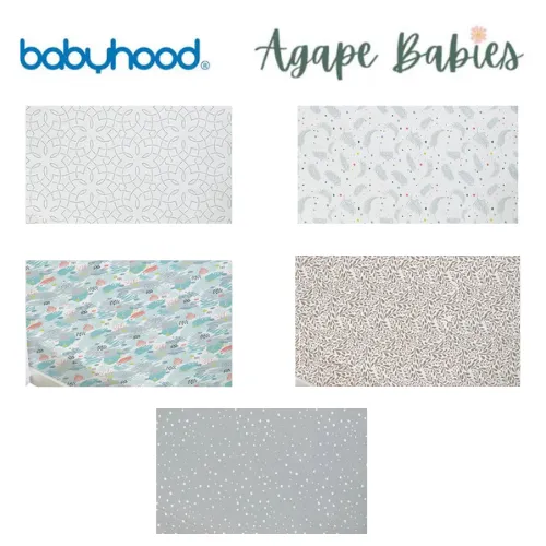 [2-Pack] Babyhood Amani Bebe - Jersey Cotton Standard Fitted Sheet - 5 Design