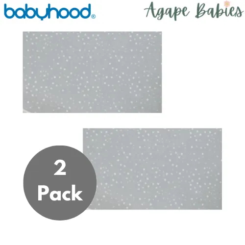 [2-Pack] Babyhood Amani Bebe - Jersey Cotton Standard Fitted Sheet - 5 Design