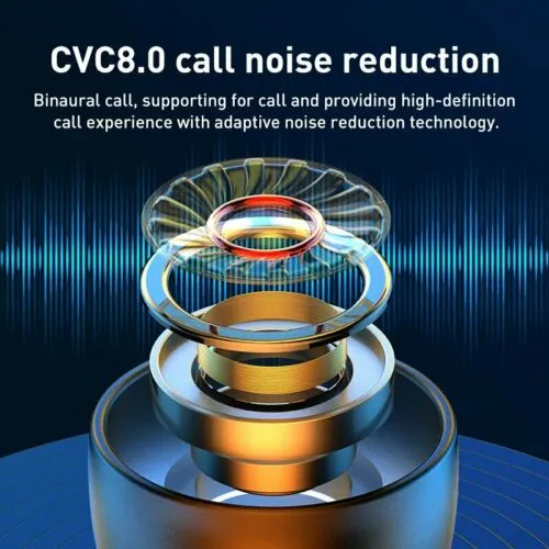 2020 Waterproof Bluetooth Earbuds Headphones Wireless Headset Noise Cancelling