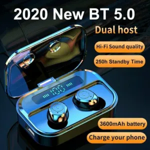 2020 Waterproof Bluetooth Earbuds Headphones Wireless Headset Noise Cancelling