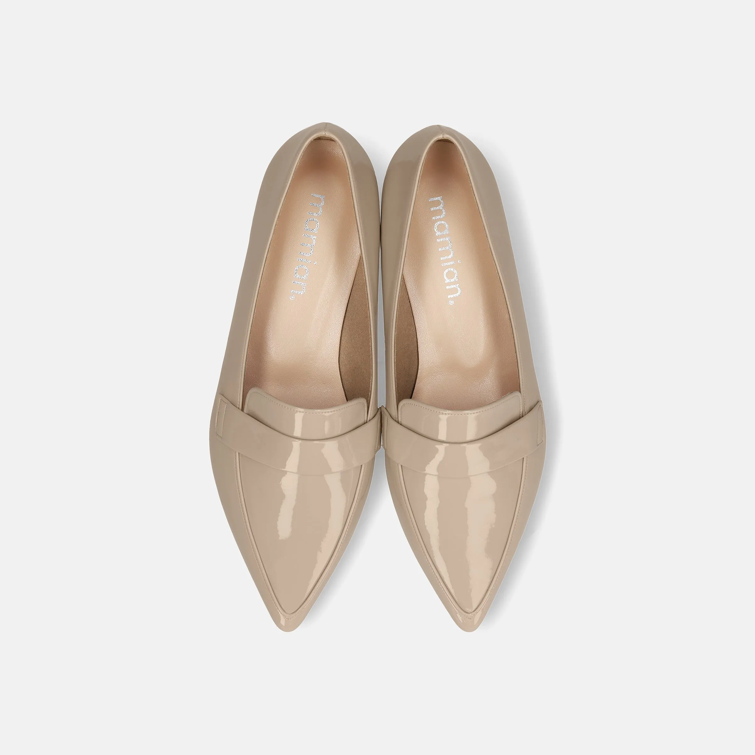 2024: For both sunny and rainy days/Loafers/Flat shoes (m17039) Beige E