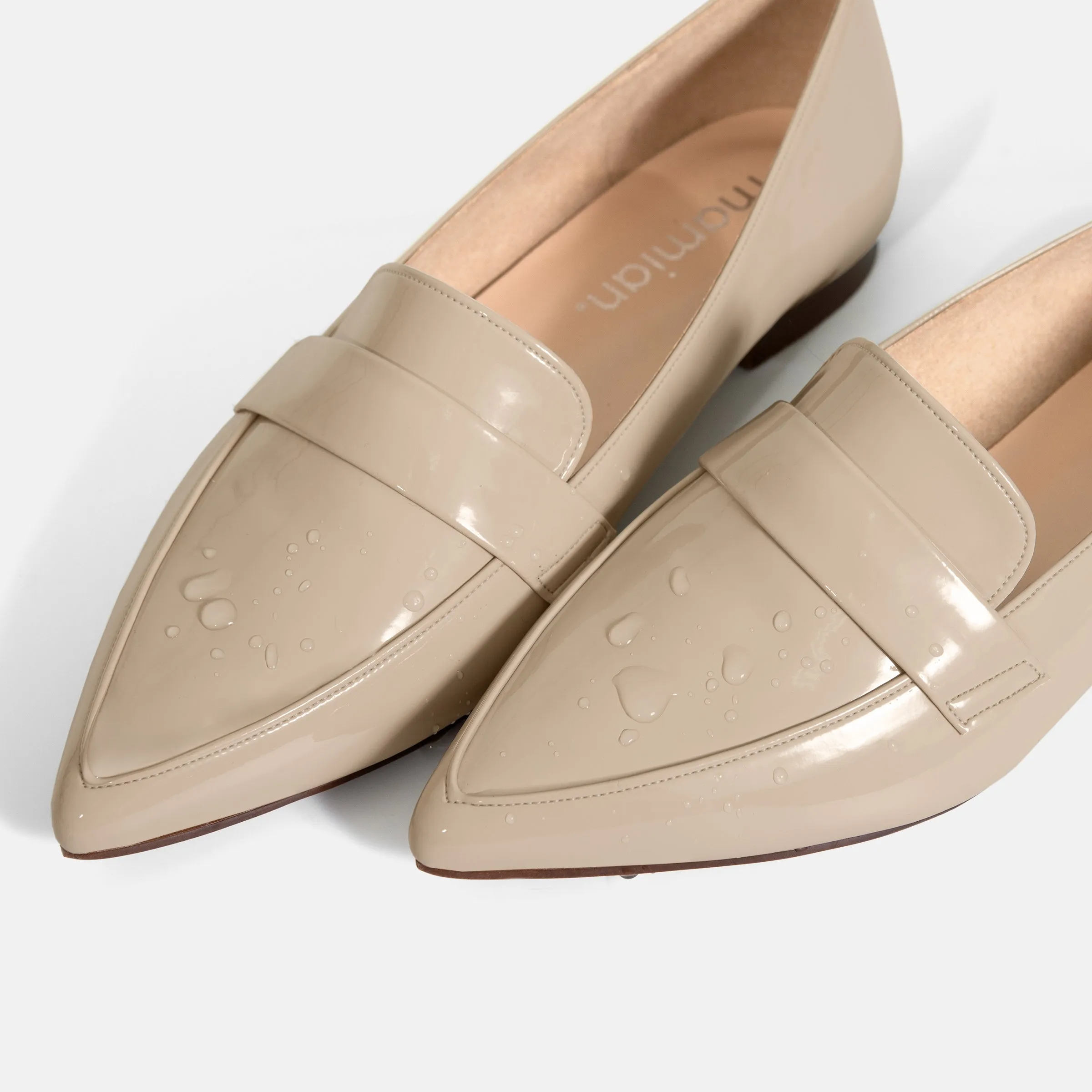 2024: For both sunny and rainy days/Loafers/Flat shoes (m17039) Beige E