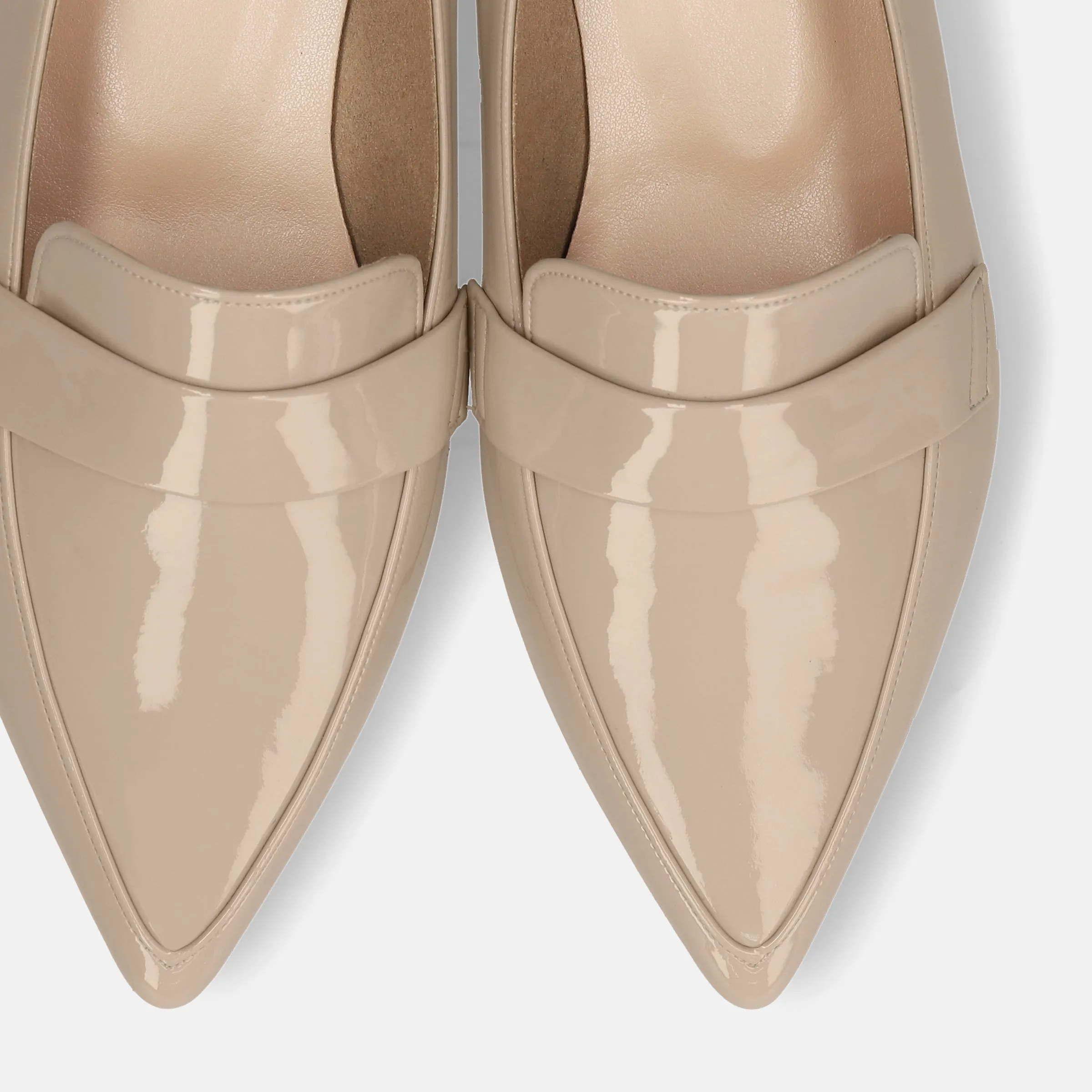 2024: For both sunny and rainy days/Loafers/Flat shoes (m17039) Beige E