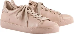 '4-100350-1800' women's sneaker with Swarovski crystals - Beige