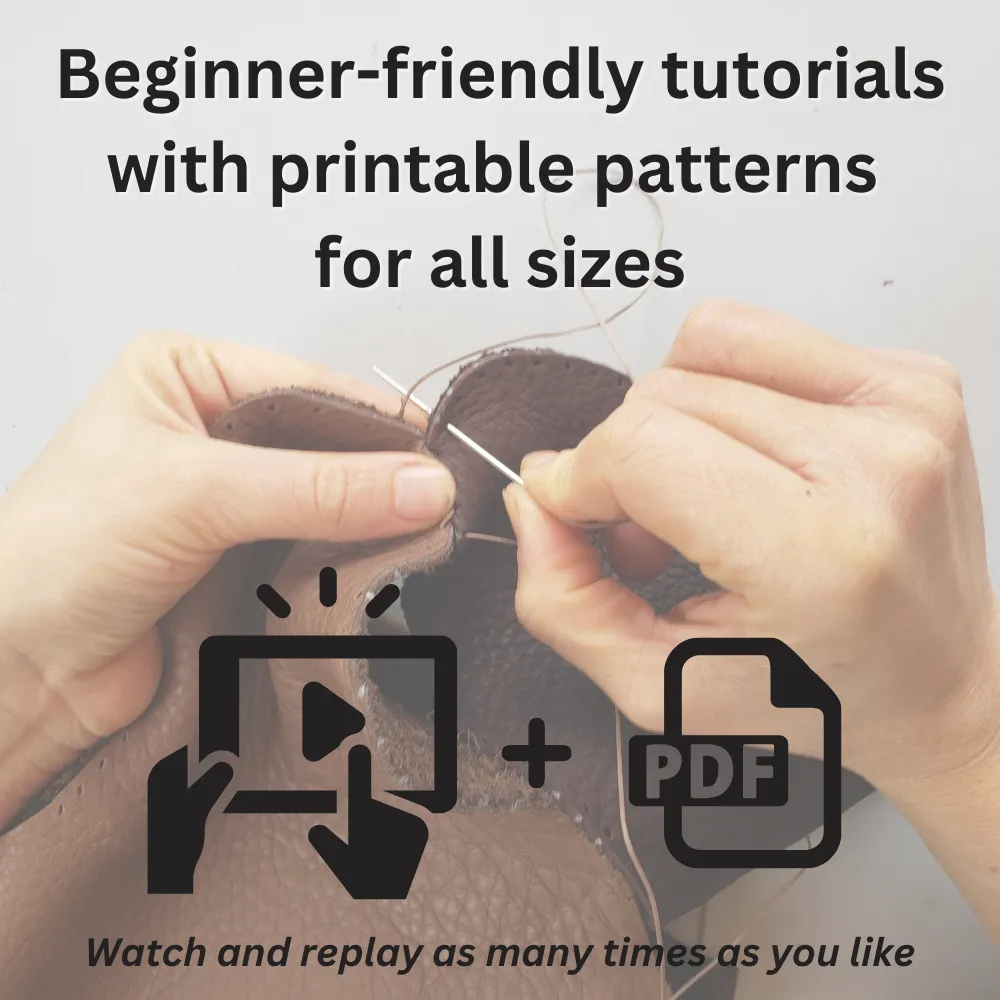 5 VIDEO & PDF Tutorials with Printable Patterns - Promotional Bundle