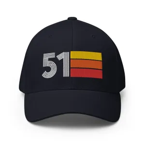 51 1951 FlexFit Closed Back Baseball Hat