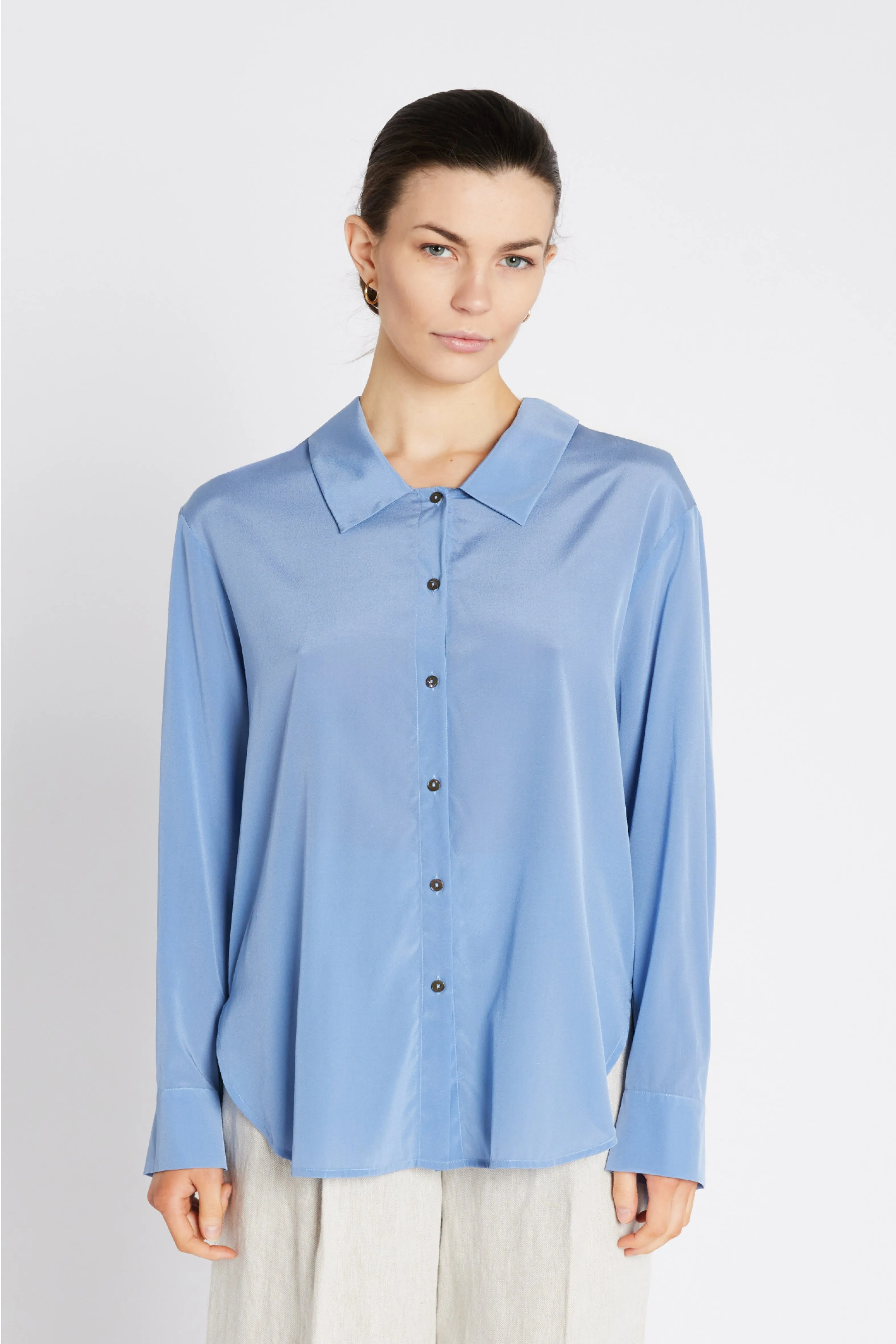 655HMMetra skjorte - Blue Dove