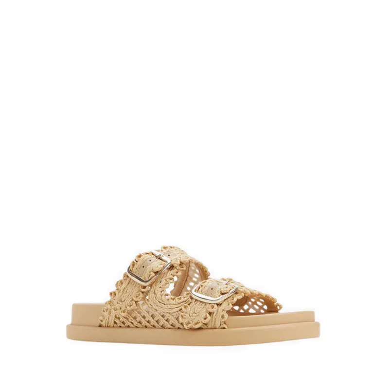 Aldo Bohochic Women's Footbed Sandals - Natural
