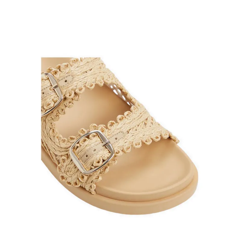 Aldo Bohochic Women's Footbed Sandals - Natural