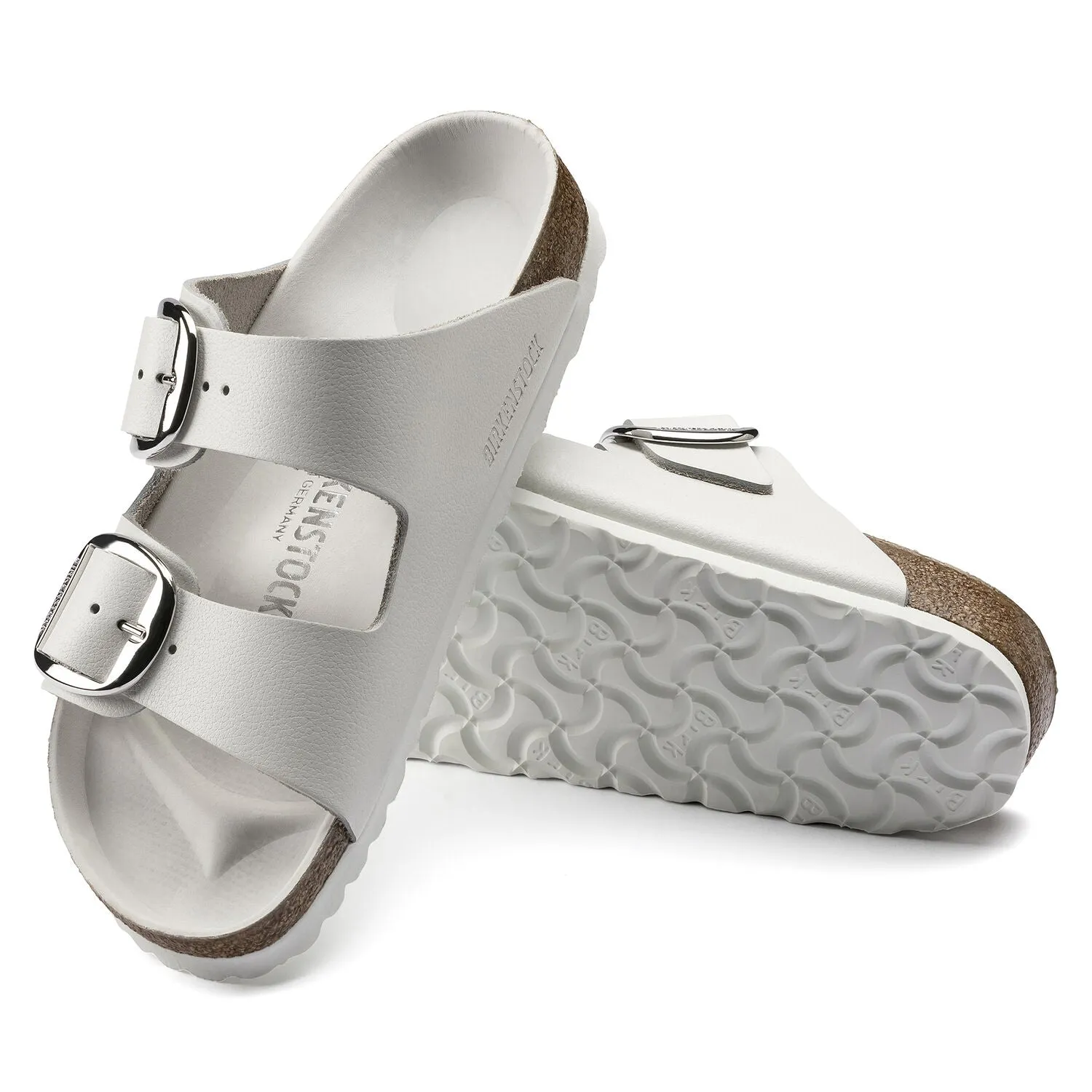 Arizona | Big Buckle | Leather | White