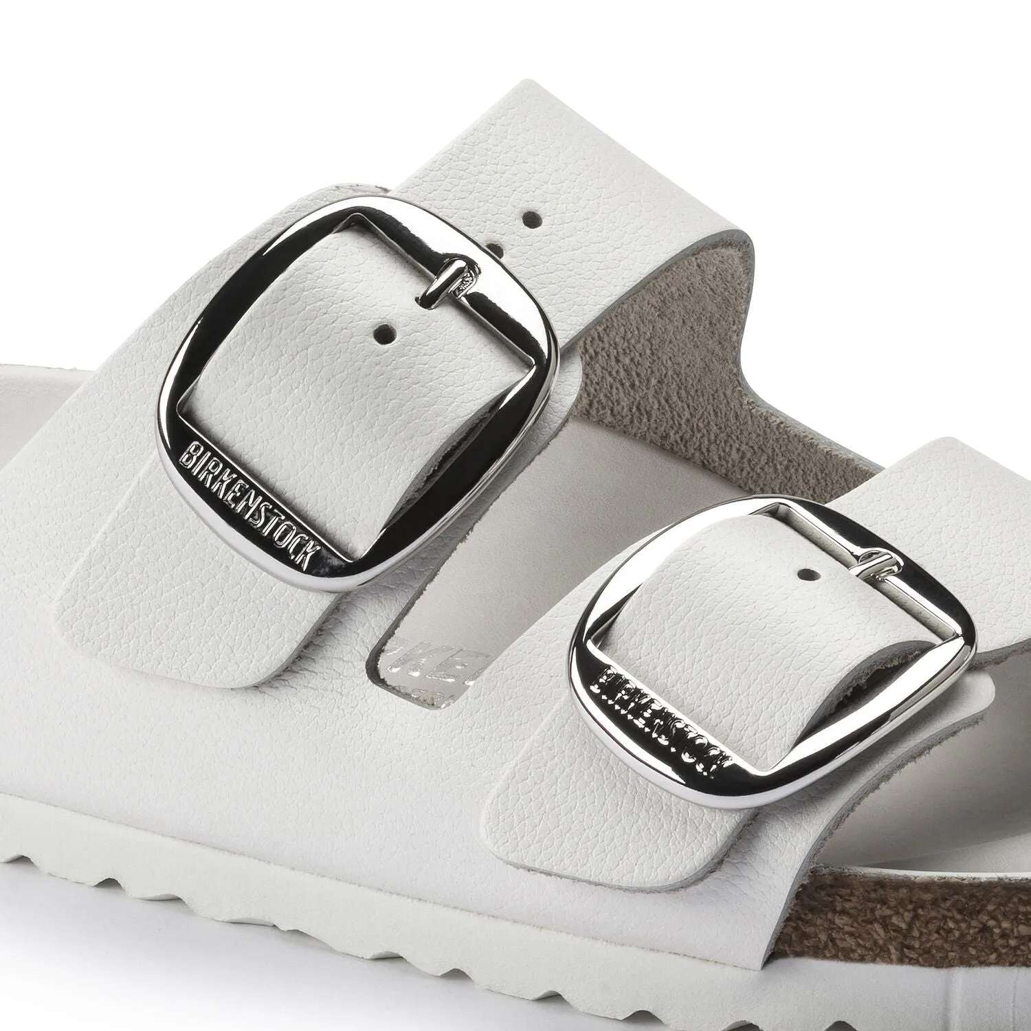 Arizona | Big Buckle | Leather | White
