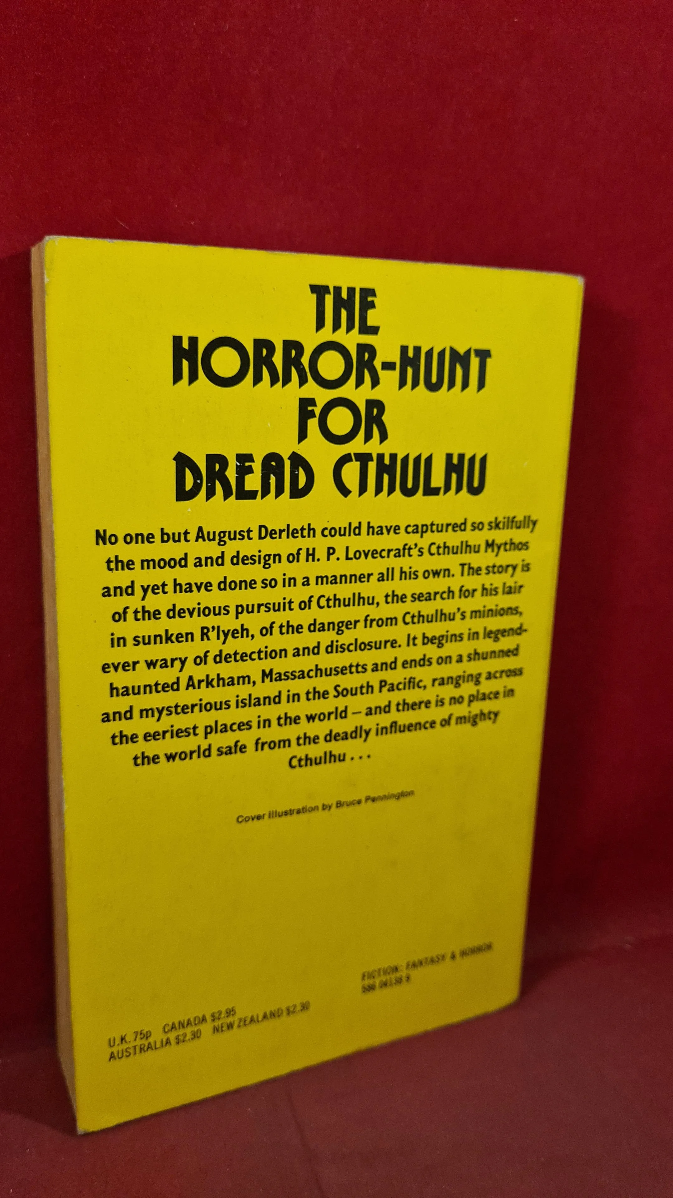 August Derleth - The Trail of Cthulhu, Panther, 1976, First Edition, Paperbacks