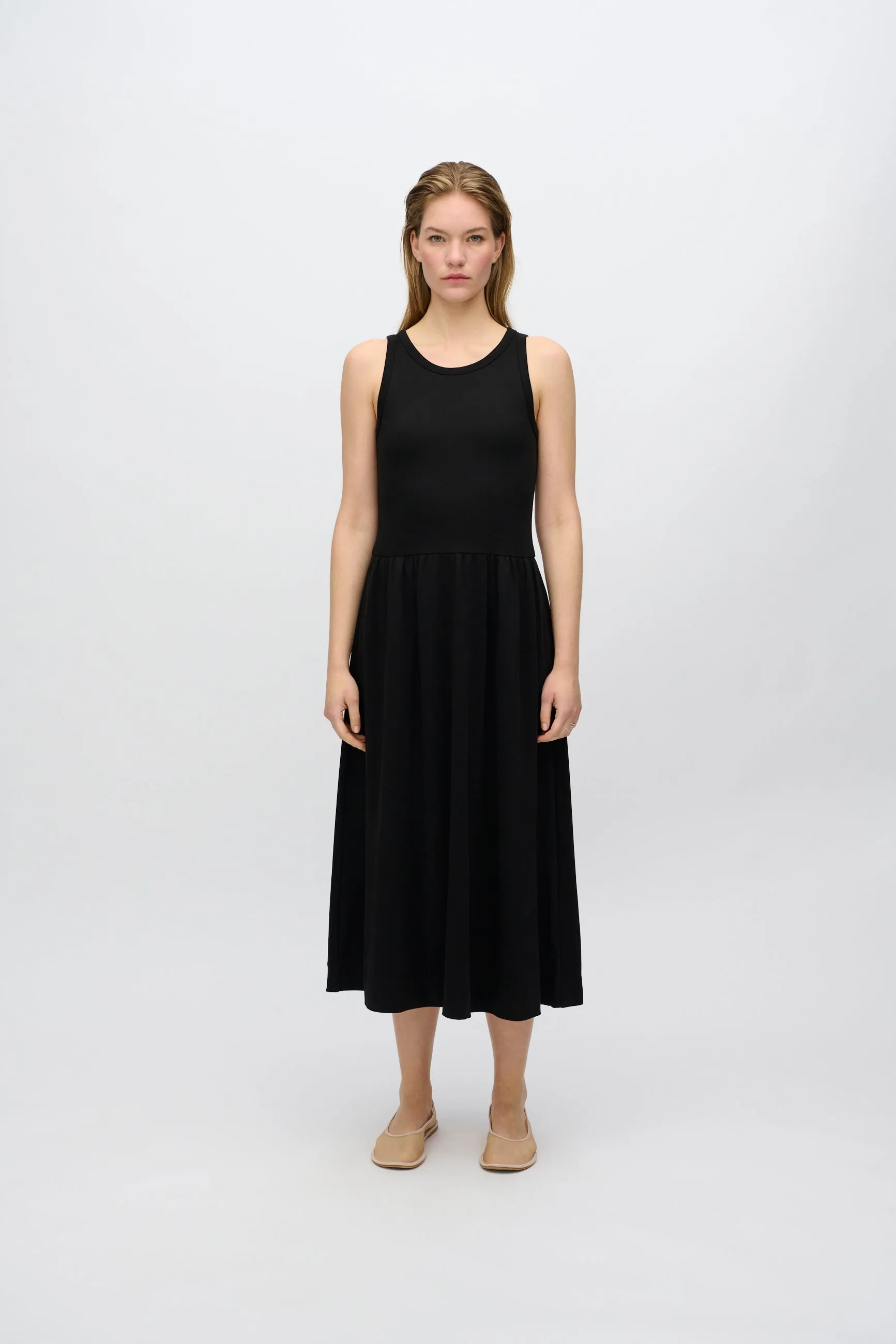 Aya midi dress 4266 - Black