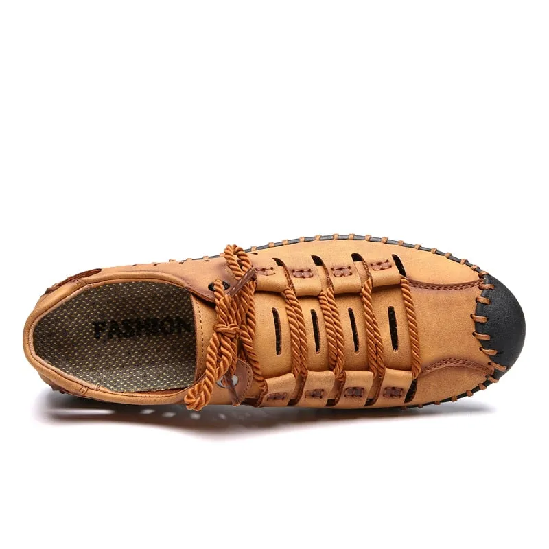 Black Penny Loafers Leather Shoes Men Flats Moccasins Hollow Shoes
