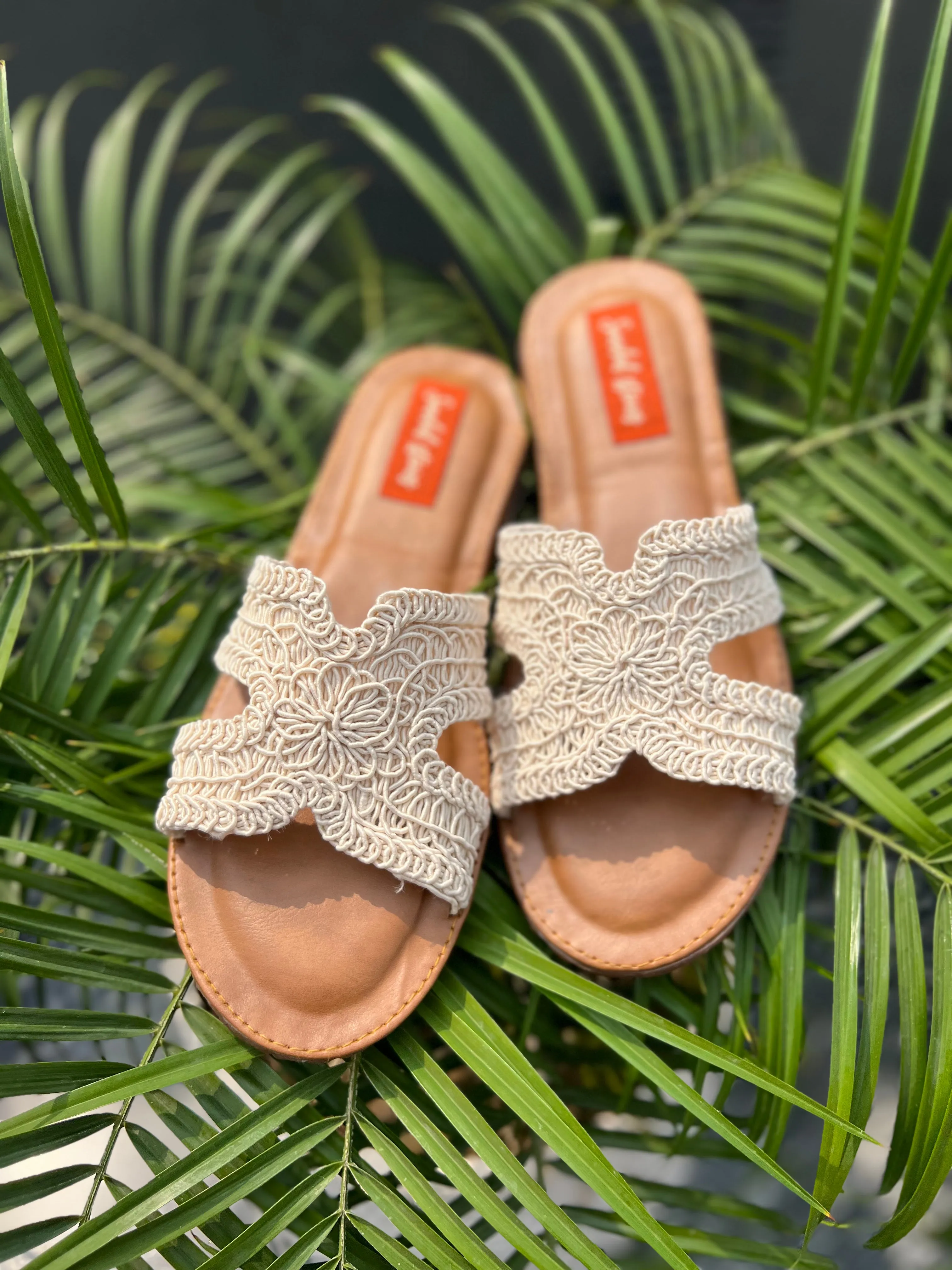 Boho Bloom – Crochet Comfort Sliders