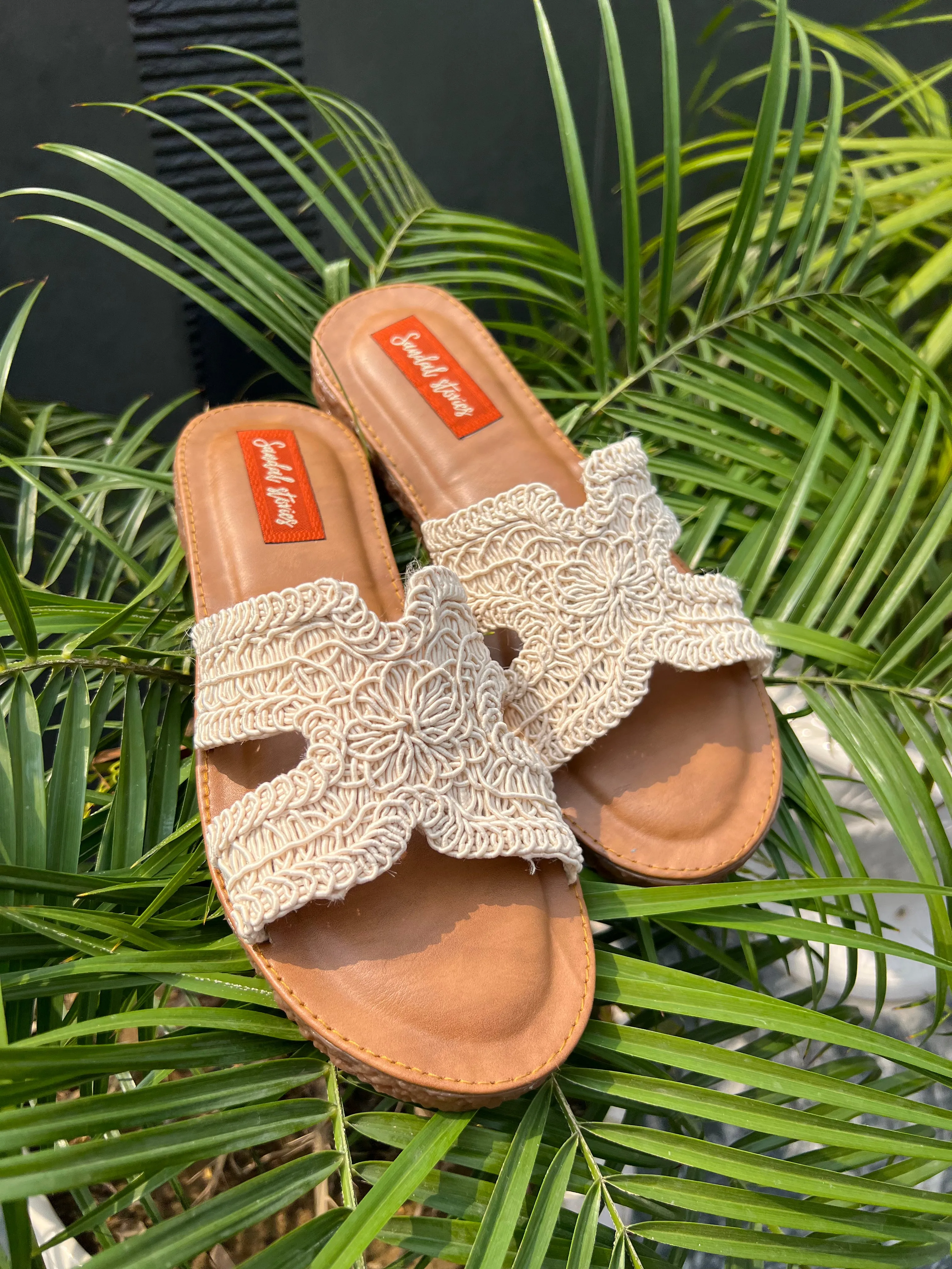 Boho Bloom – Crochet Comfort Sliders