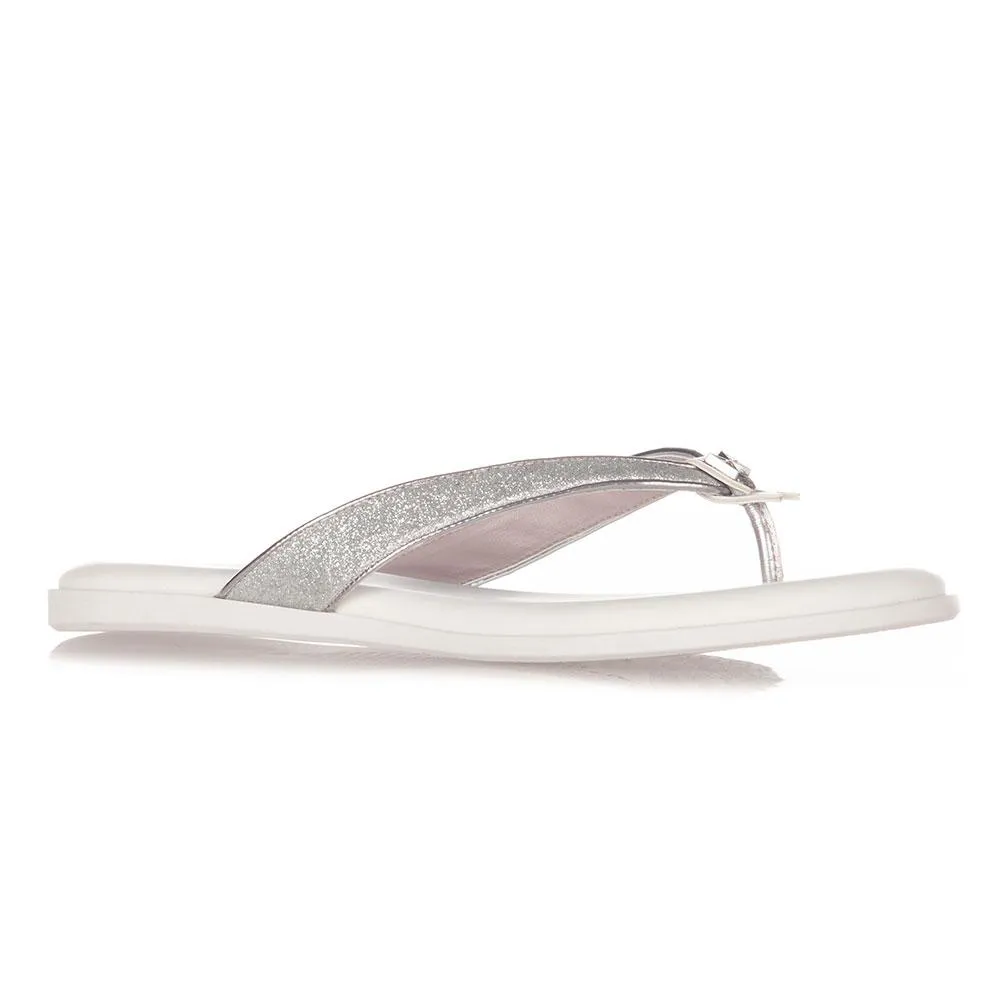 BONDI WHITE/SILVER GLITTER