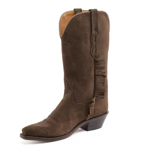 Boots Ruffle Brown