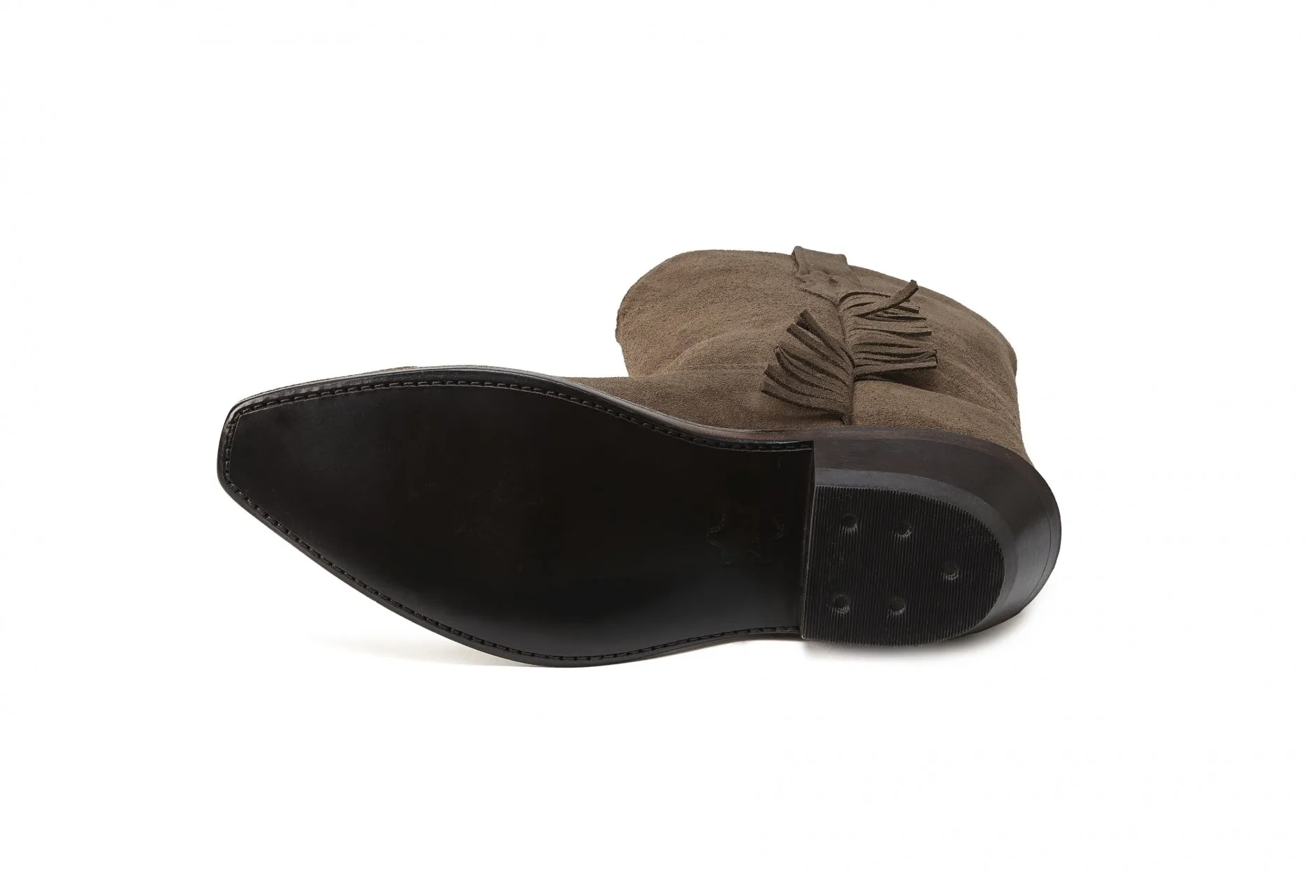 Boots Ruffle Brown