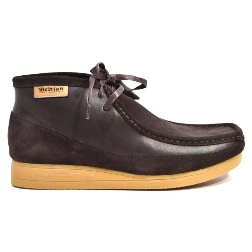 British Walkers New Castle Men's Suede and Leather Ankle Boots