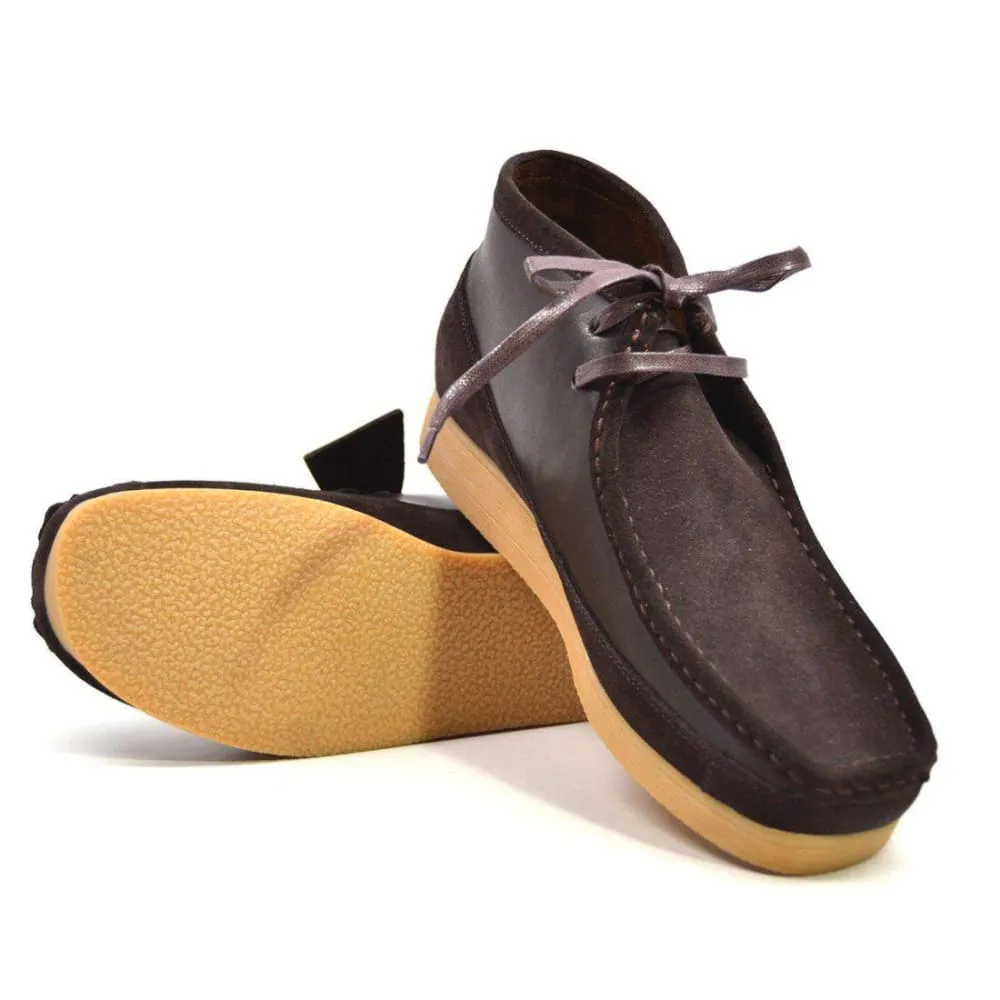 British Walkers New Castle Men's Suede and Leather Ankle Boots