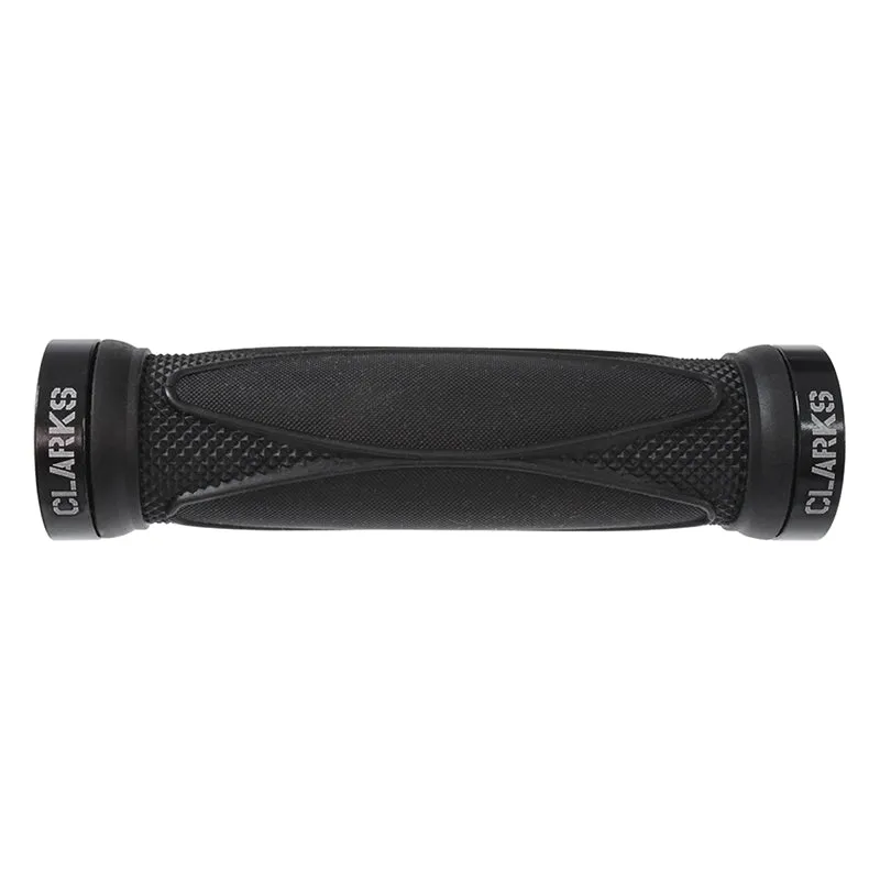 Clarks 202 130 mm Lock-On Grips Black/Black