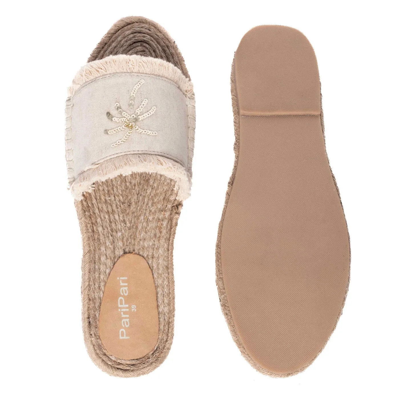 Copacabana Sandals Natural Flats