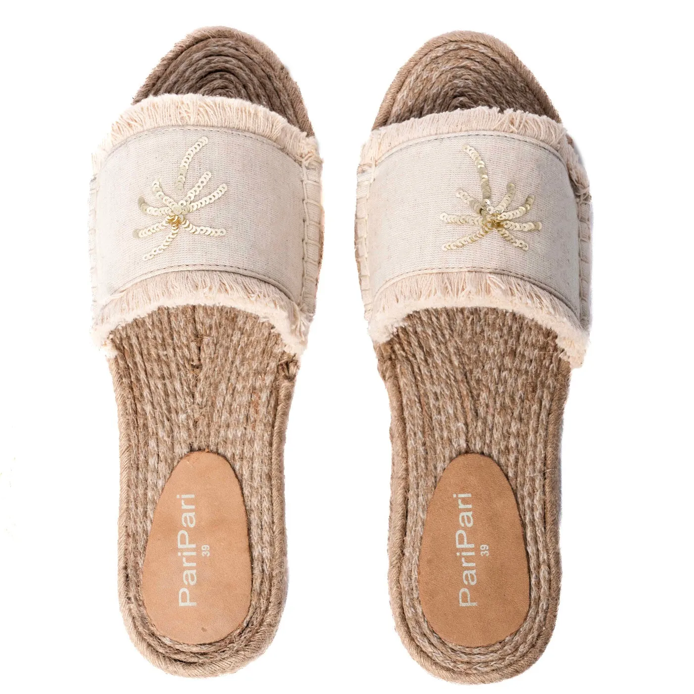 Copacabana Sandals Natural Flats