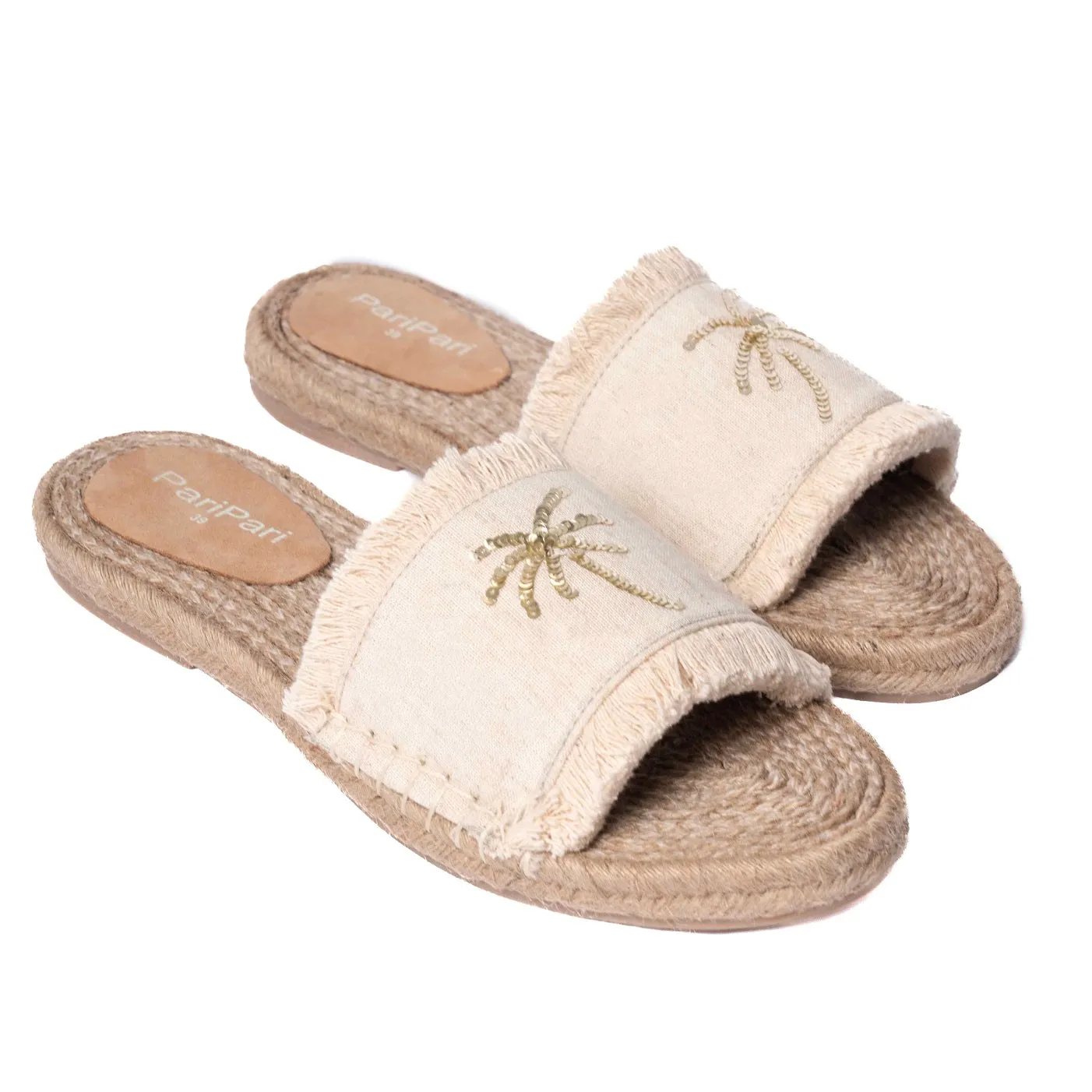 Copacabana Sandals Natural Flats