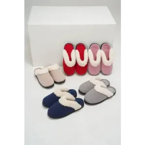 Cozy Thermal Faux Fur Round Toe Slippers for Ultimate Comfort