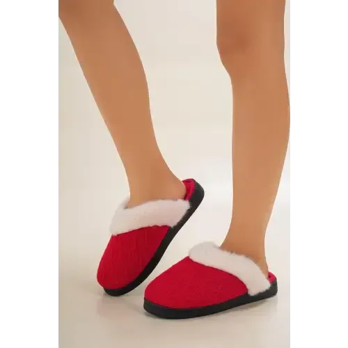 Cozy Thermal Faux Fur Round Toe Slippers for Ultimate Comfort