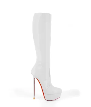 Demona 150 White Nappa