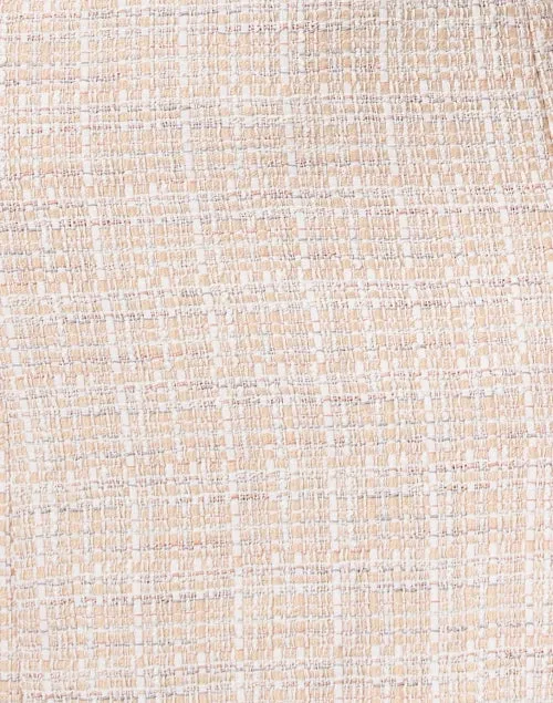 Destena Beige Tweed Shift Dress
