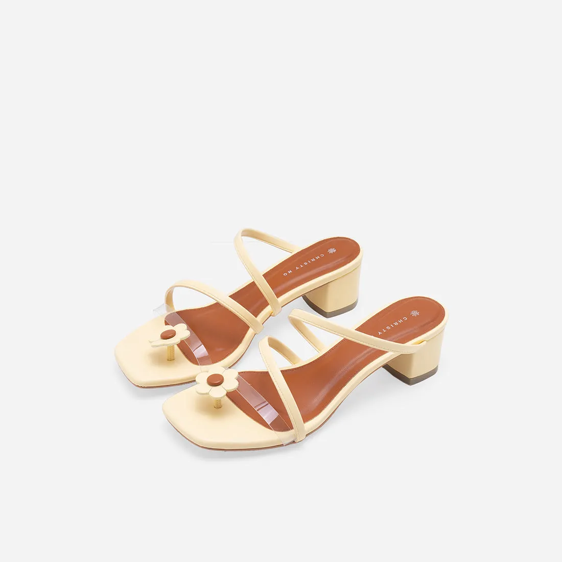Diana Strappy Mules (Flower Edition)