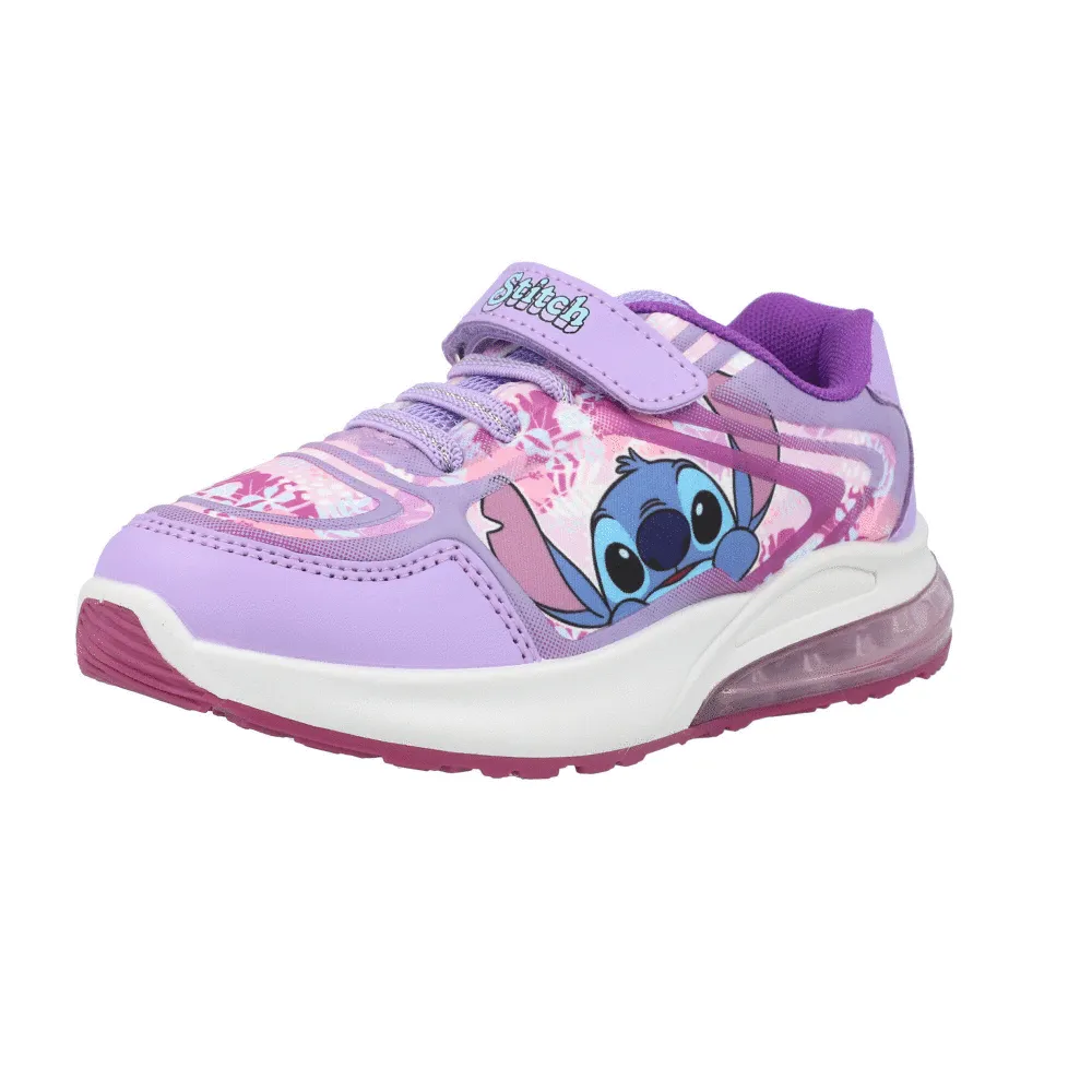 Disney Stitch Purple Kids Light-Up Trainers