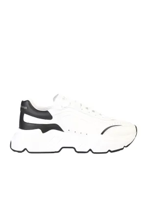 DOLCE & GABBANA Men's Elegant Leather Sneakers