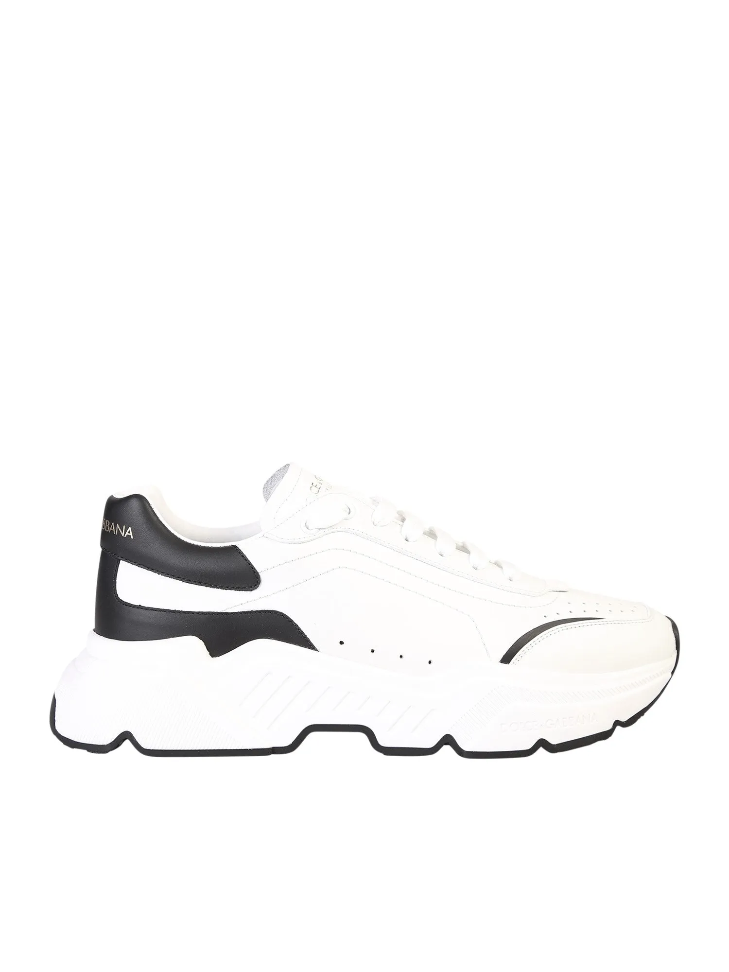 DOLCE & GABBANA Men's Elegant Leather Sneakers