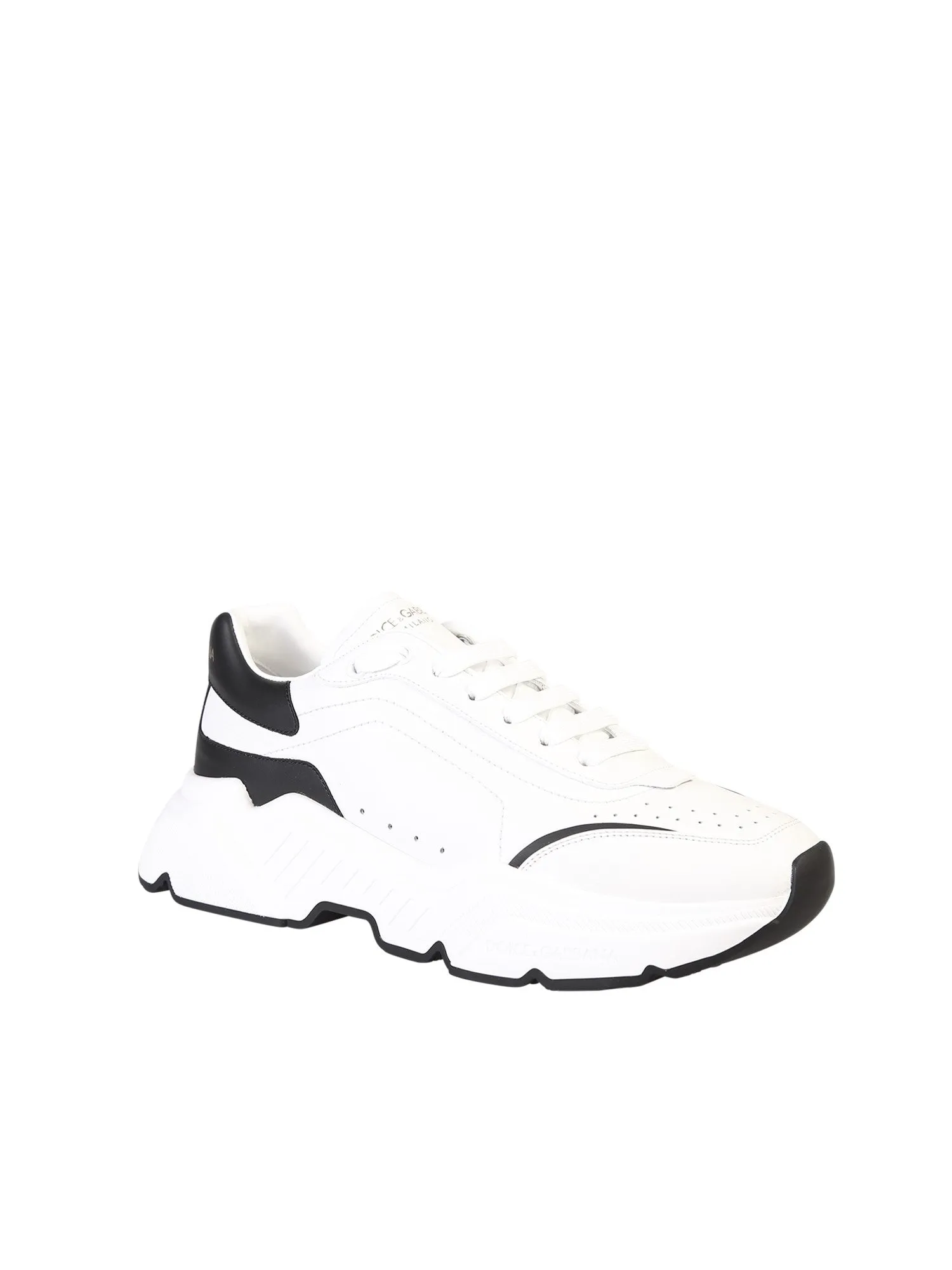 DOLCE & GABBANA Men's Elegant Leather Sneakers