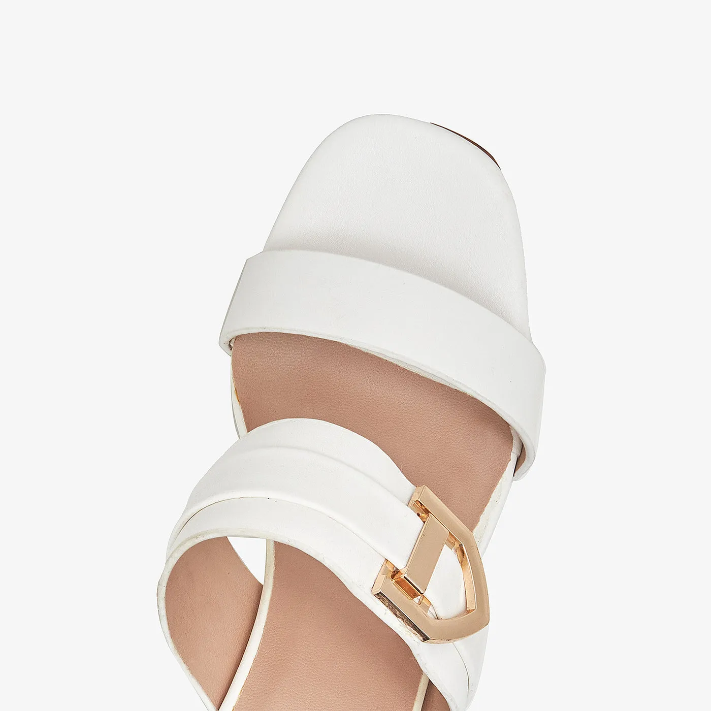 Double Strapped Buckled Heels