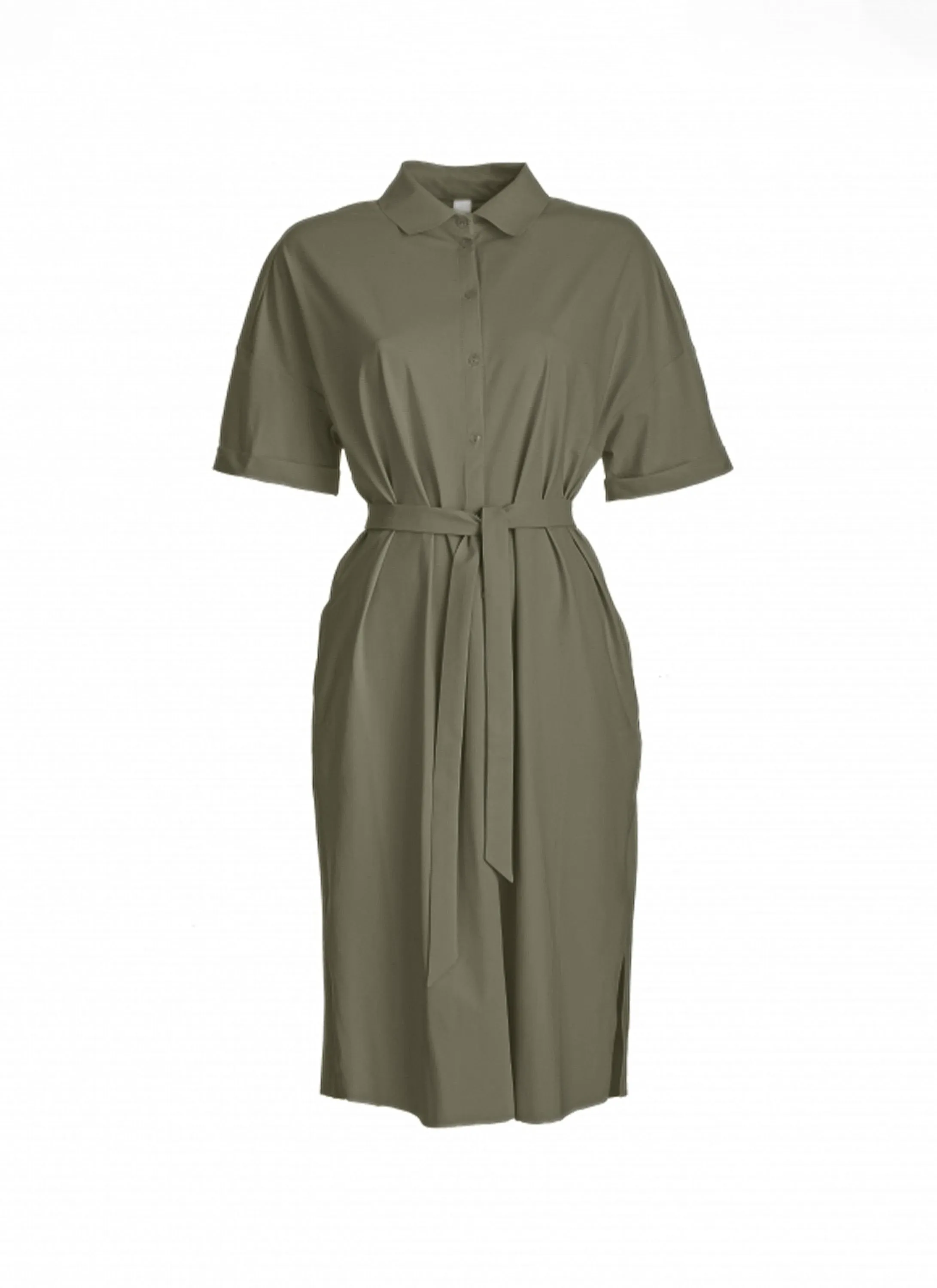 Dress | Regular Travel | Naryki | Dusky Green