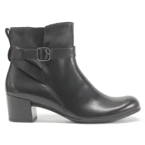 Ecco Dress Classic 35 Full Grain Leather Women's Ankle Heel Boots