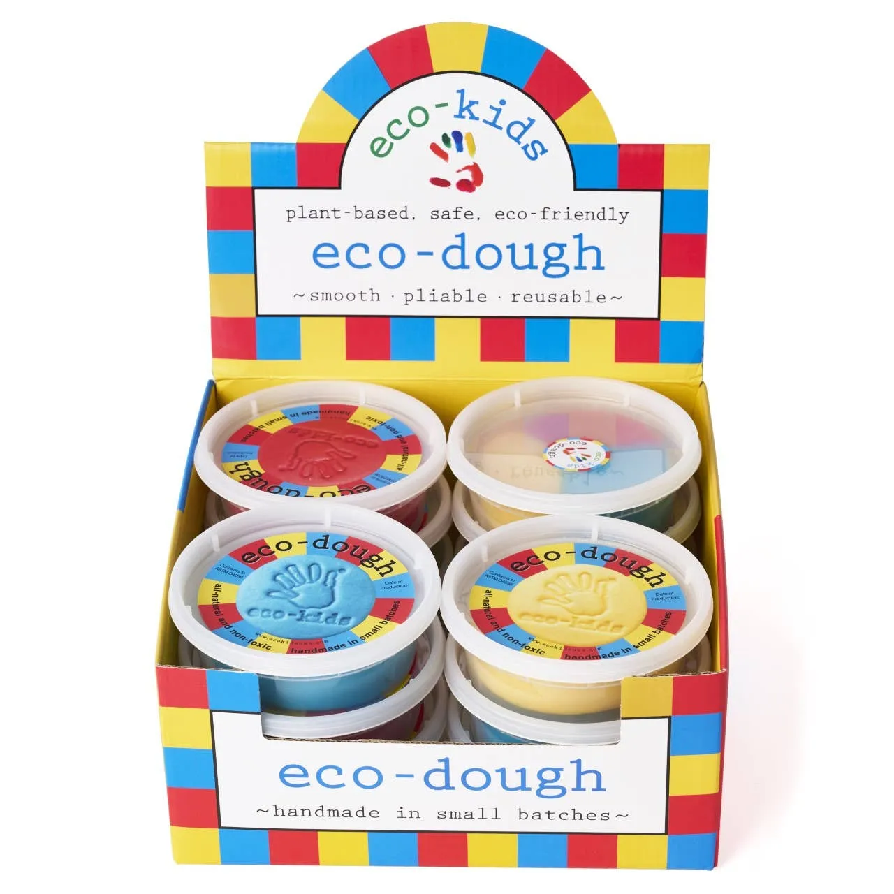 Eco-Kids eco-dough - assorted singles - case