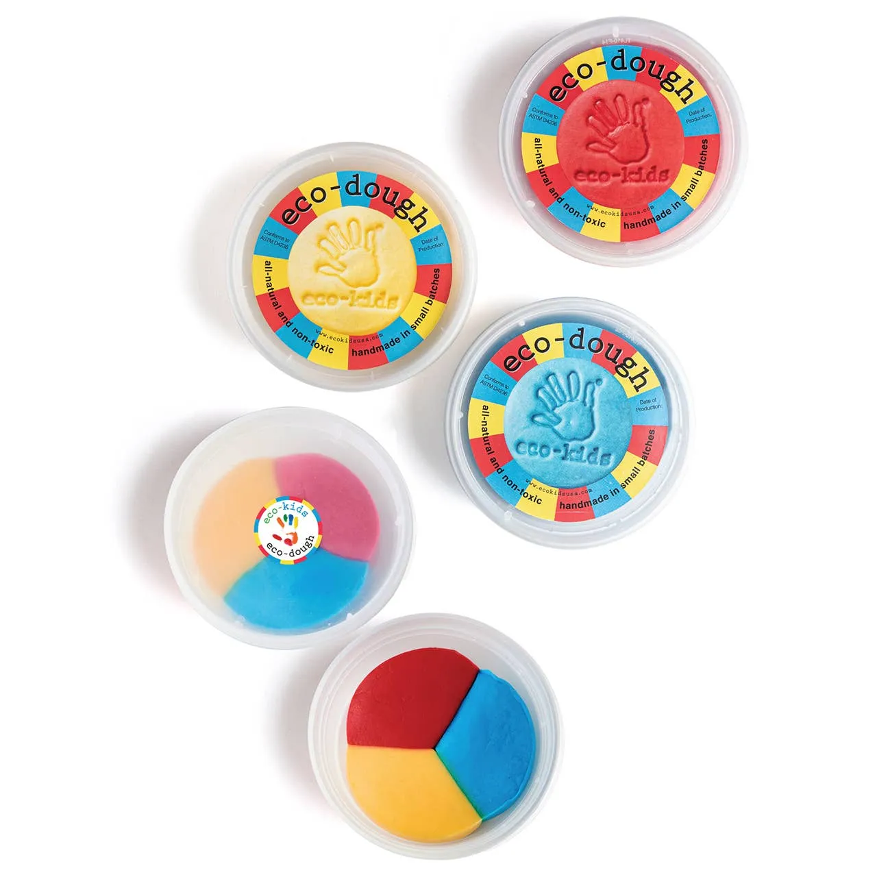 Eco-Kids eco-dough - assorted singles - case