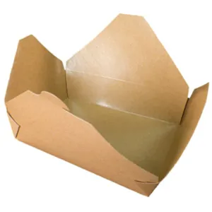 ECO TAKEOUT  BOX #4 KRAFT 7.75X5.5X3.5- 160CT