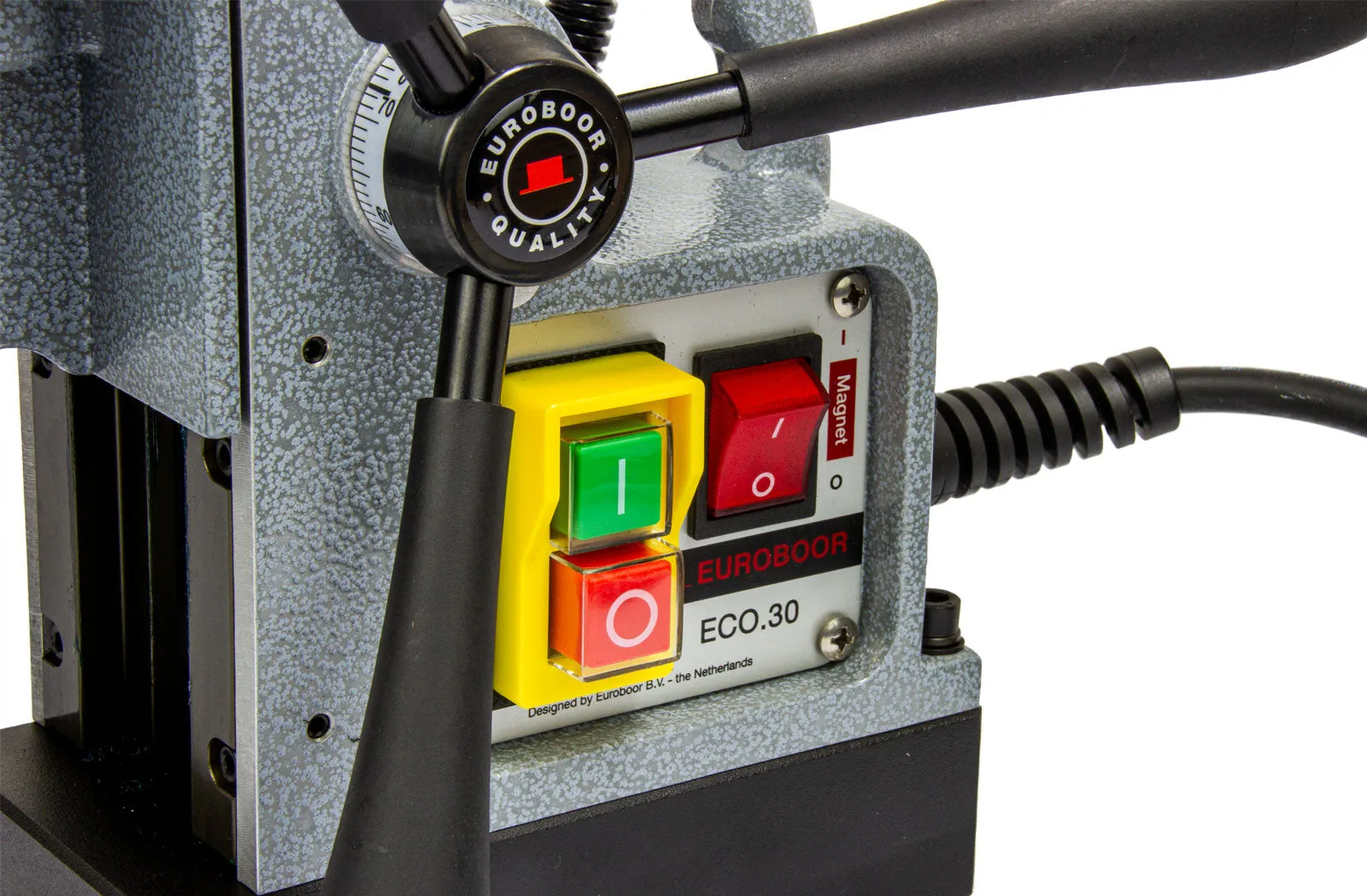 ECO.30 Magnet Kernbohrmaschine, Weldon Aufnahme, Kernbohrer Ø 12 - 30 mm, im Koffer inkl. Zubehör