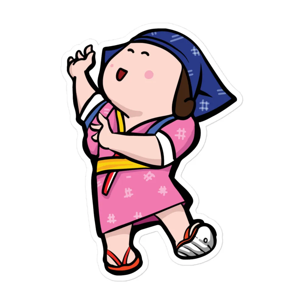 Eisa Girl Character Waterproof Sticker