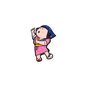 Eisa Girl Character Waterproof Sticker