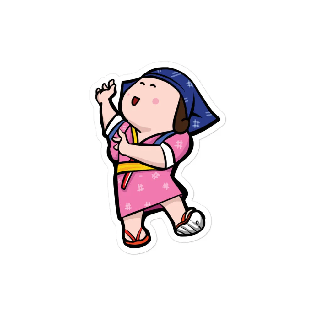 Eisa Girl Character Waterproof Sticker