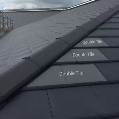 Envirotile Plastic Lightweight Double Tile