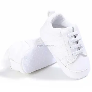 Fashion Baby Shoes Children White Sports Shoes For Girls Soft Flats Baby Toddler First Walkers Kids Sneakers Casual Infant Shoes